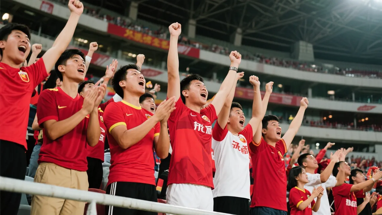 亚洲球迷看台与激情时刻